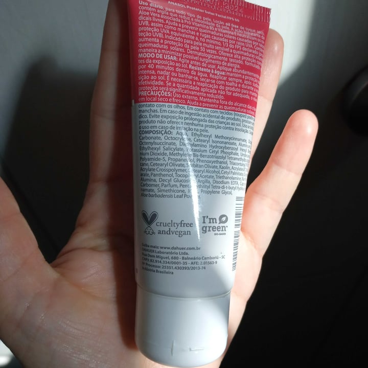 review photo of Anasol Protetor Solar Facial Fps 50 shared by @vanessaaconc on 13 May 2022 - review