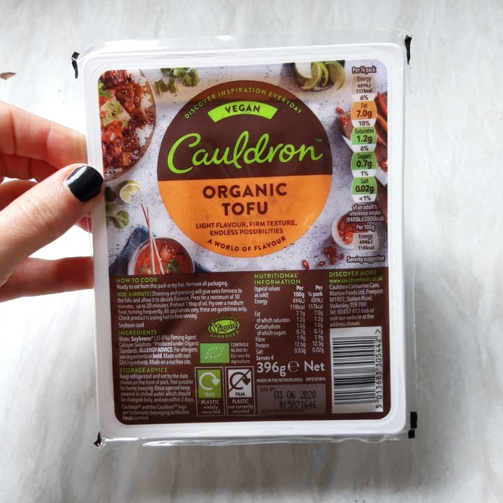 photo of Cauldron Organic Tofu shared by @fuchsiahavok on  03 Jun 2020 - review