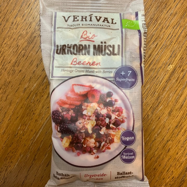 photo of Verival Heritage Grains Muesli With Berries shared by @thinkgreen on  20 Dec 2021 - review