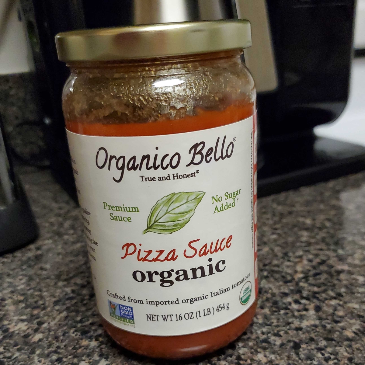 Organico Bello No Sugar Added Organic Pizza Sauce 16 oz