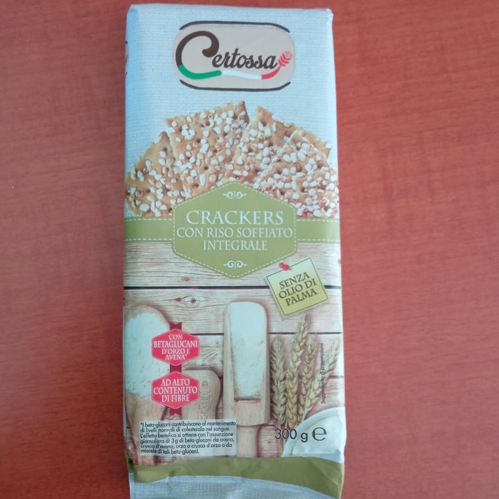 photo of Certossa Crackers di riso integrale shared by @giusi4 on  23 Mar 2022 - review