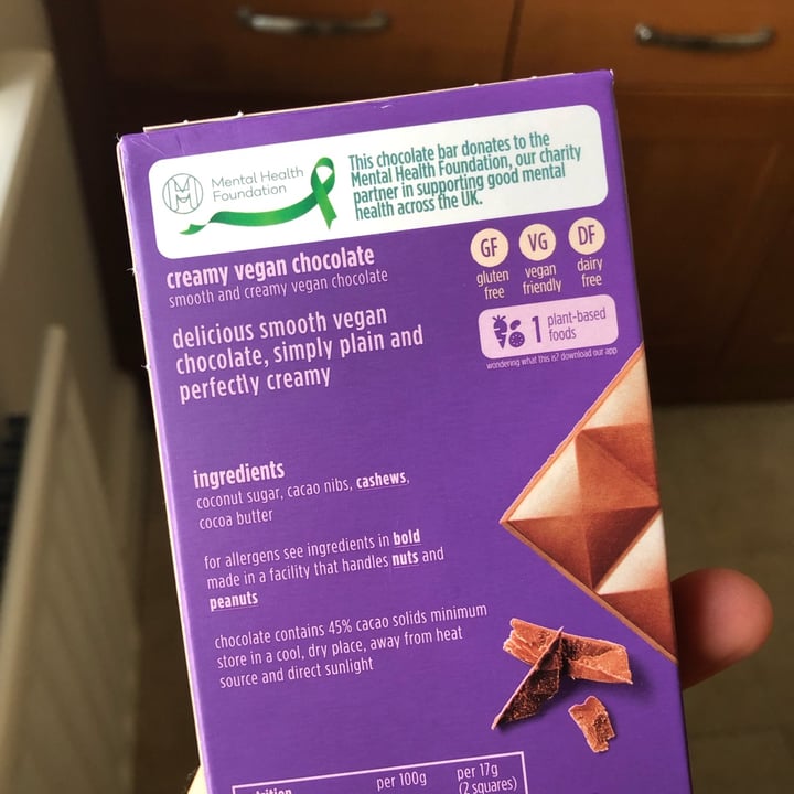 photo of Deliciously Ella Creamy Vegan Chocolate shared by @yourlocalvegan on  18 May 2022 - review