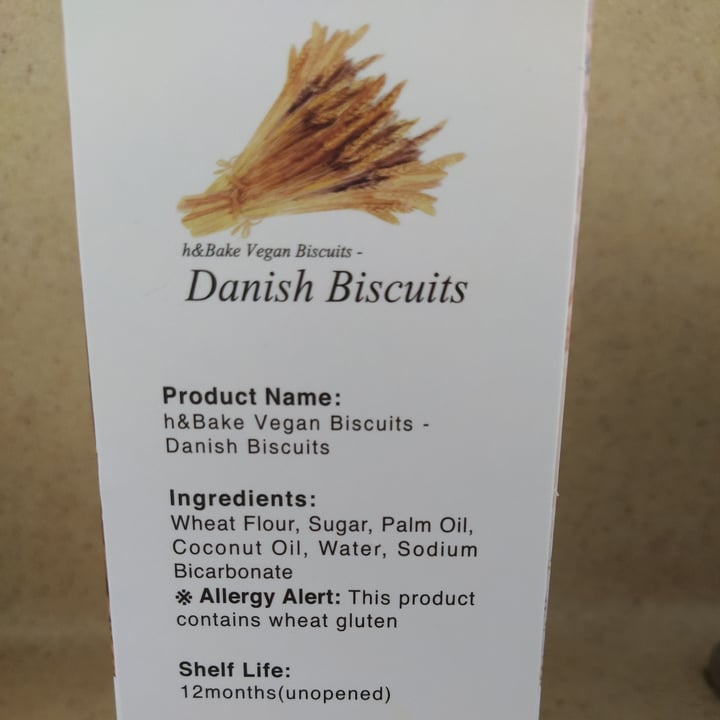 photo of h&Bake Vegan Danish Biscuits shared by @minli on  02 Aug 2020 - review