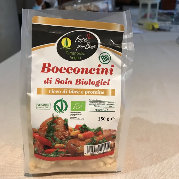review photo of Terranostra Vegan Bocconcini di soia biologici shared by @supersimo on 03 Apr 2021 - review
