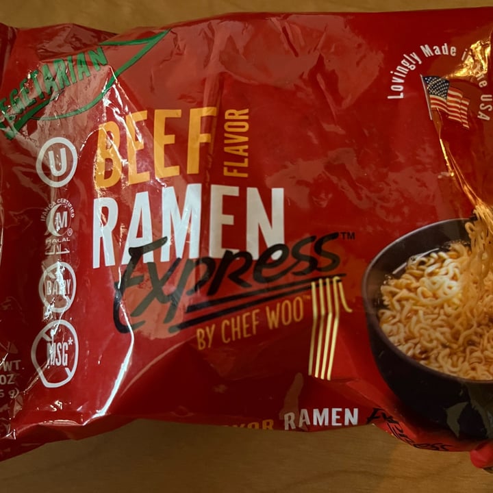 photo of Ramen Express by Chief Woo Beef Flavor Ramen shared by @oshmorethstorm on  22 Oct 2022 - review