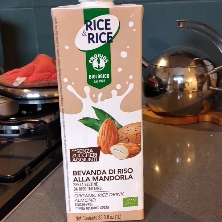 review photo of Rice & Rice Bevanda di riso alle mandorle shared by @claudiairene66 on 05 Oct 2021 - review