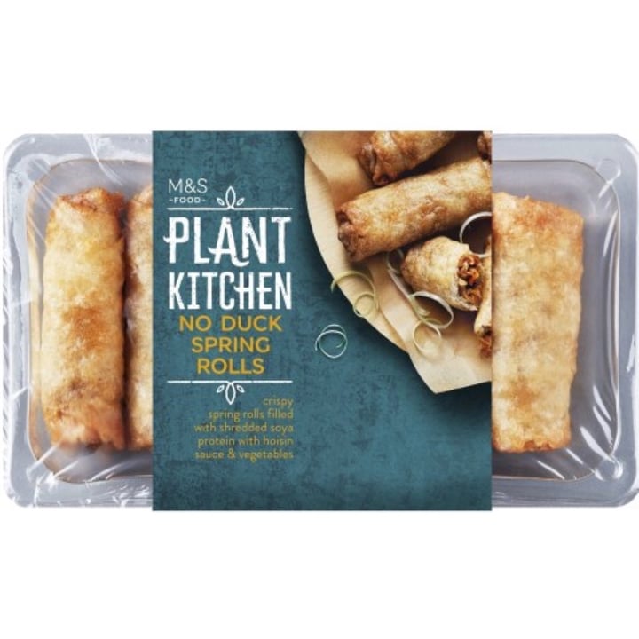 photo of Plant Kitchen (M&S) No Duck Spring Rolls shared by @veganprinc3ss on  19 Jan 2020 - review