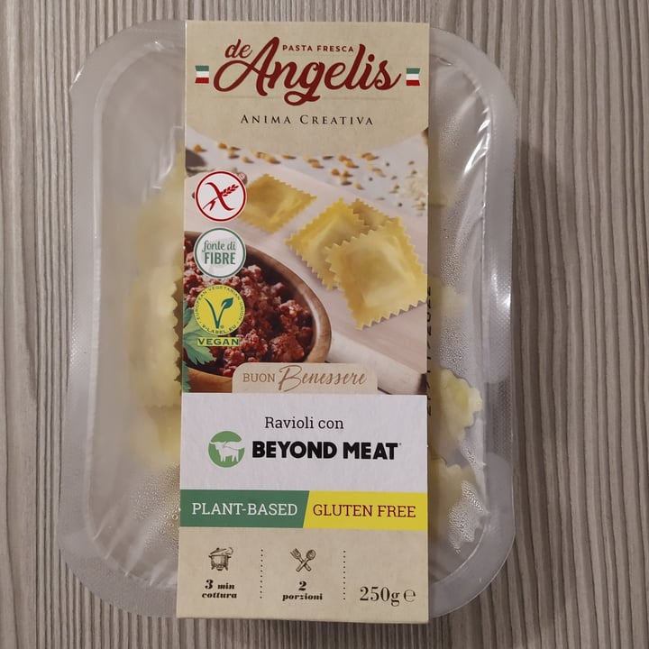 photo of De Angelis Pasta Fresca Ravioli con Beyond Meat shared by @thecuriousmonkey17 on  18 Oct 2022 - review