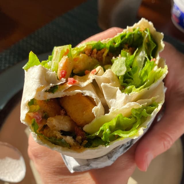 Photo of the dish “"Chicken" Caesar wrap”