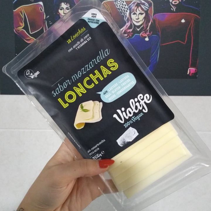 photo of Violife Lonchas sabor Mozzarella shared by @cukicooking on  30 Nov 2020 - review