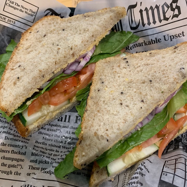 review photo of Pekara Bakery & Bistro Hummus Vegetarian Sandwich shared by @janetes on 30 Sep 2019 - review