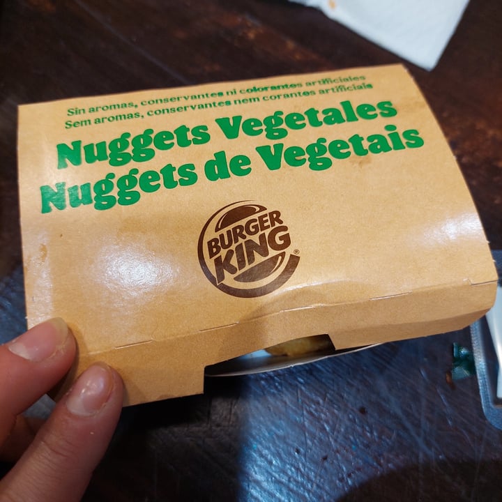 photo of Burger King nuggets vegetales shared by @mariavinhando on  28 May 2022 - review