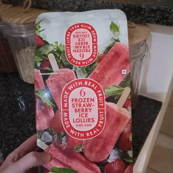 photo of Woolworths Food Frozen Mixed Fruit Ice Lollies Strawberry, Mint & Other Fruit shared by @nicola89 on  01 Aug 2021 - review