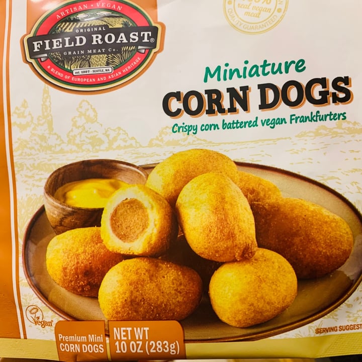review photo of Field Roast Miniature Corn Dogs shared by @theeffinvegan on 03 Jan 2021 - review