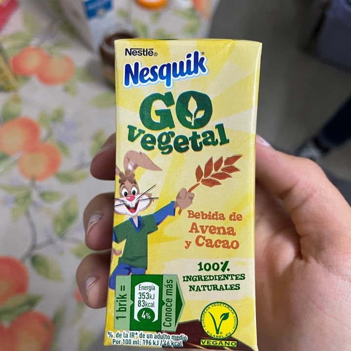 photo of Nesquik Bebida Vegetal com Aveia e Cacau shared by @raquelgutierreez on  05 Nov 2021 - review