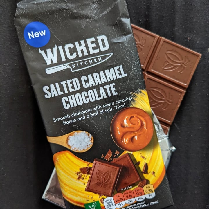 review photo of Wicked Salted Caramel Chocolate shared by @theonlywayisvegan on 11 Mar 2022 - review