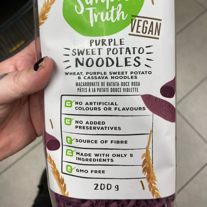 photo of Simple Truth Purple sweet potato noodles shared by @lillywood86 on  30 Sep 2021 - review