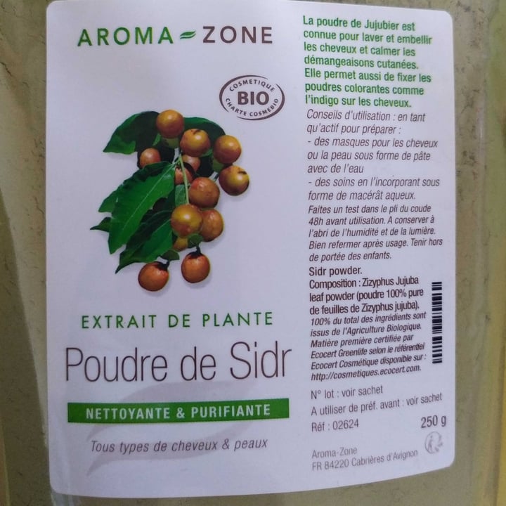 photo of Aroma-Zone Sidr Powder shared by @luciarussx on  31 Mar 2021 - review