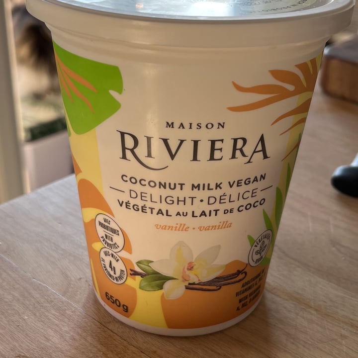 photo of Maison Riviera Coconut Milk Vegan Delight Vanilla shared by @jenj on  09 Dec 2021 - review