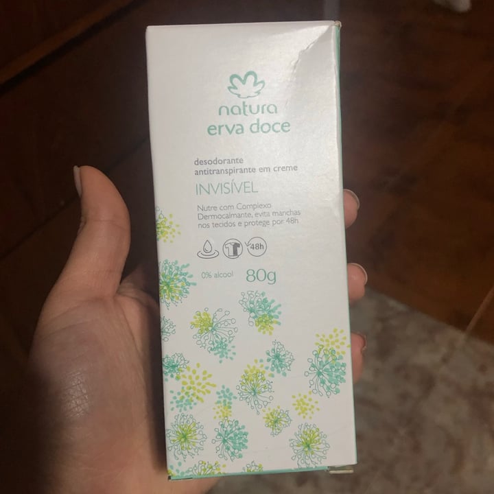 photo of Natura Desodorante antitranspirante en crema Invisible  shared by @vcaro on  25 Aug 2021 - review