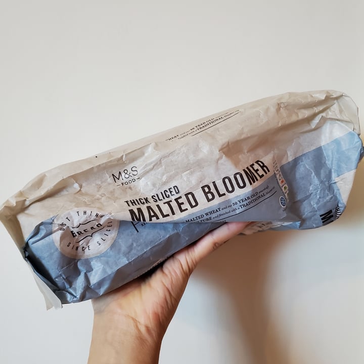 photo of Marks & Spencer Food (M&S) Thick Sliced Malted Bloomer shared by @moosewong on  17 Mar 2022 - review