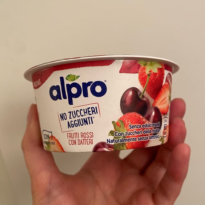 photo of Alpro Red Fruits With Dates (No Added Sugars) shared by @smaltorosso on  01 Jul 2022 - review