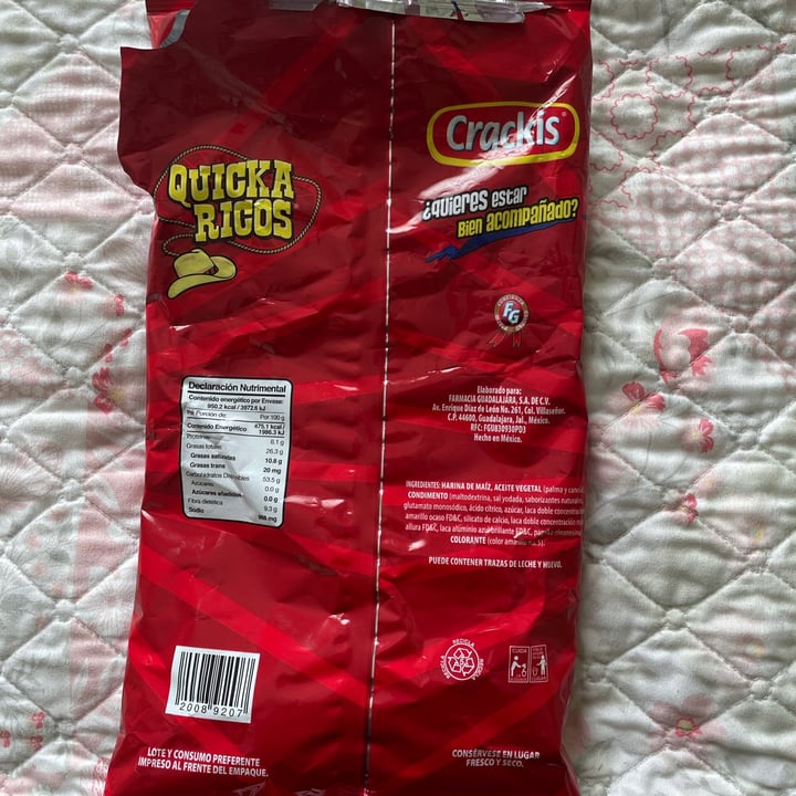 photo of Crackis Quicka Ricos shared by @calditodemazapan on  11 Aug 2021 - review