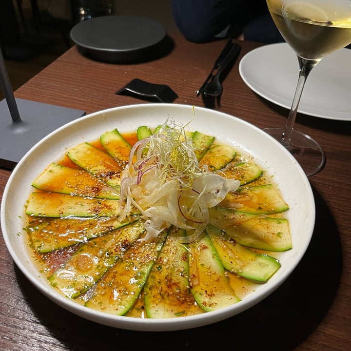 review photo of Sotto Sotto carpaccio di zucchina con zenzero fresco e olio di sesamo shared by @maurairis on 28 Oct 2022 - review
