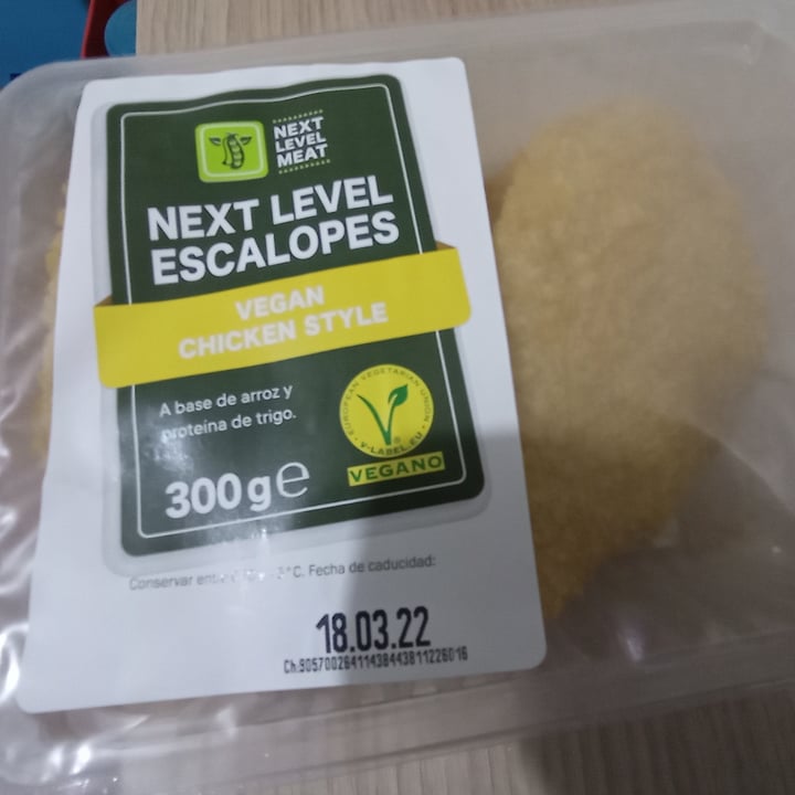 photo of Next Level Meat Escalopes shared by @huellavegana on  17 Mar 2022 - review