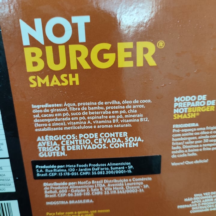 review photo of NotCo hambúrguer shared by @vanessaluchetti on 04 Dec 2022 - review
