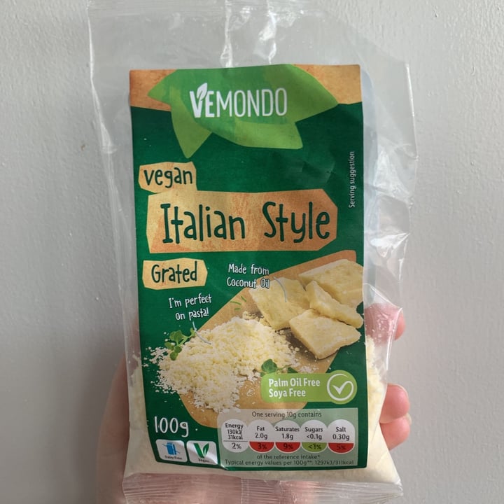 photo of Vemondo Vegan Italian Style Grated Cheese shared by @marruiz on  21 Jan 2021 - review