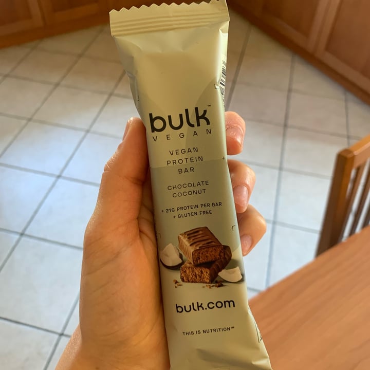 photo of Bulk powders Vegan protein Bar shared by @ilariap on  16 Apr 2022 - review