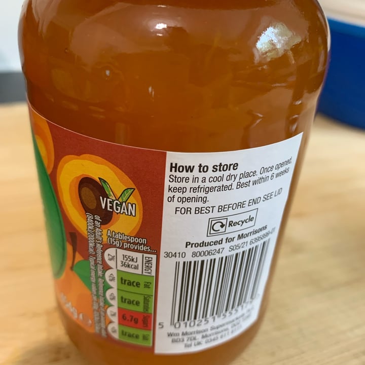 photo of Morrisons Apricot jam shared by @avocado-uk on  23 Jul 2022 - review