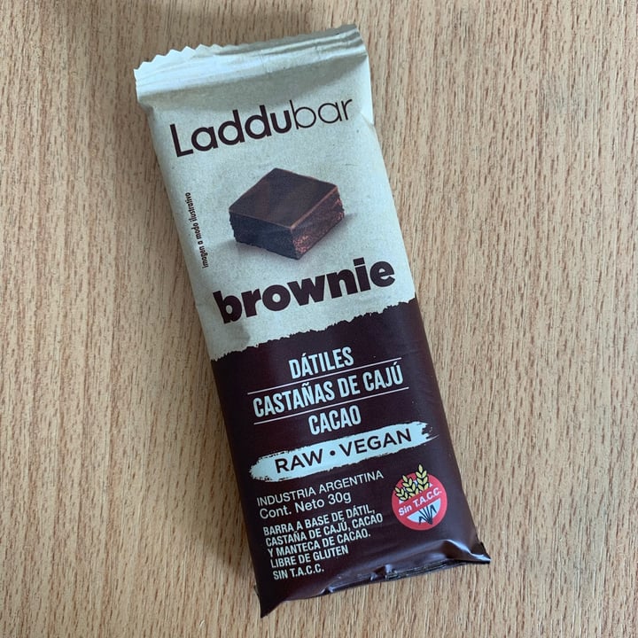 photo of Laddubar Barra sabor Brownie shared by @micaluchetti on  03 Dec 2021 - review