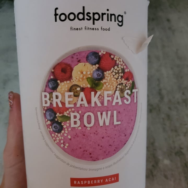 photo of Foodspring Breakfast Bowl shared by @ely77 on  21 Jun 2022 - review