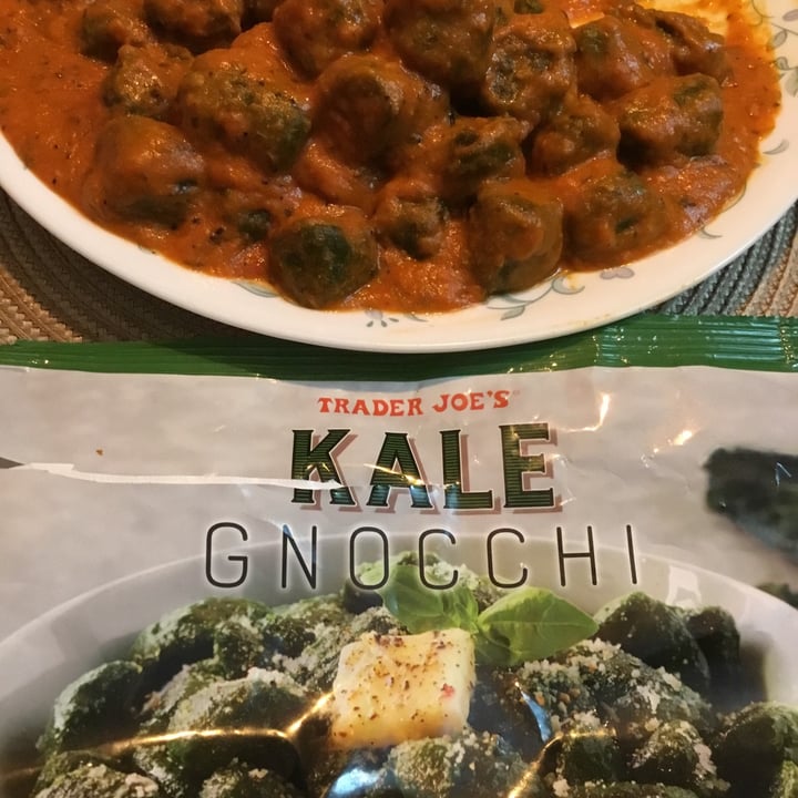 photo of Trader Joe's Kale gnocchi shared by @vivalaviolet on  23 Mar 2021 - review
