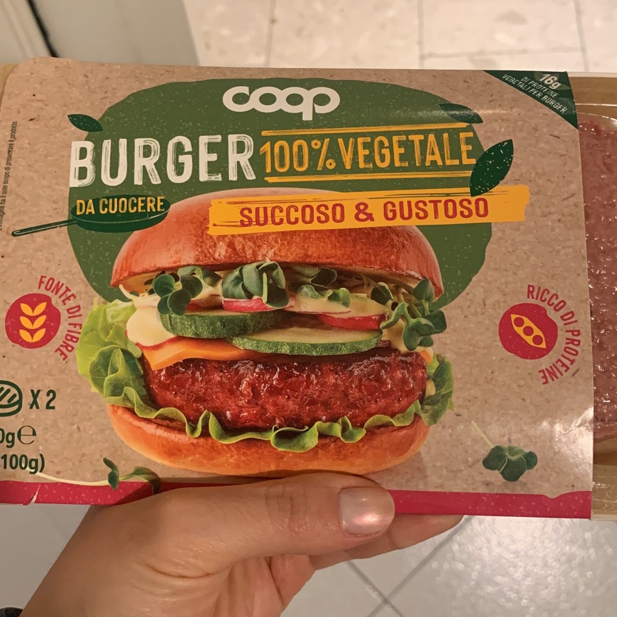 burger vegetali from Coop naturaplan - Vegan Product Reviews & Ratings ...