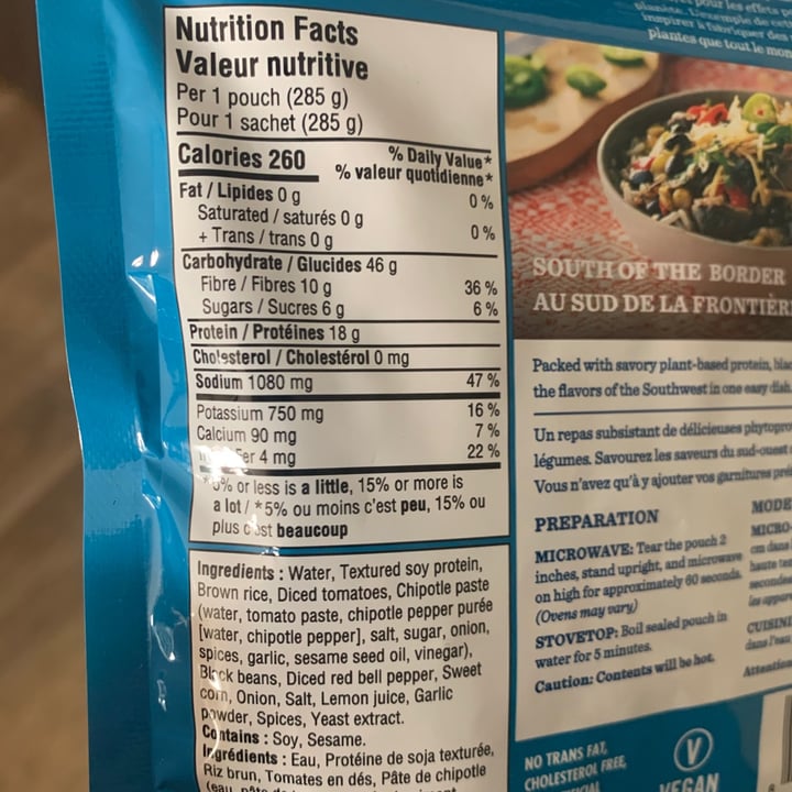 review photo of Loma Linda Chipotle Bowl with Black Beans shared by @kristenmills on 16 Dec 2020 - review