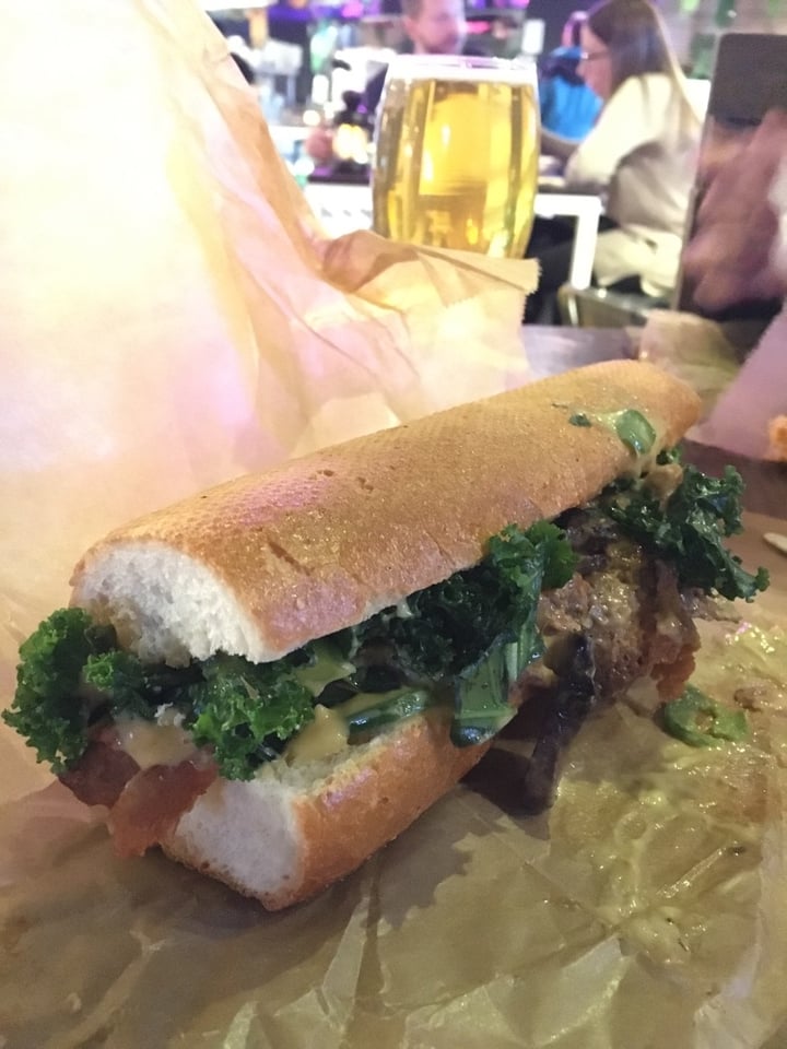 photo of The Cinnamon Snail Cheesy Portobello Steak Baguette shared by @katharinauberger on  31 Mar 2020 - review