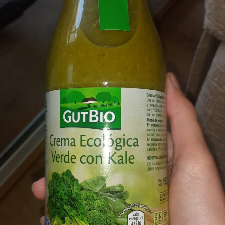 photo of GutBio Crema Ecológica Verde con Kale shared by @begojimenez on  30 Jan 2021 - review