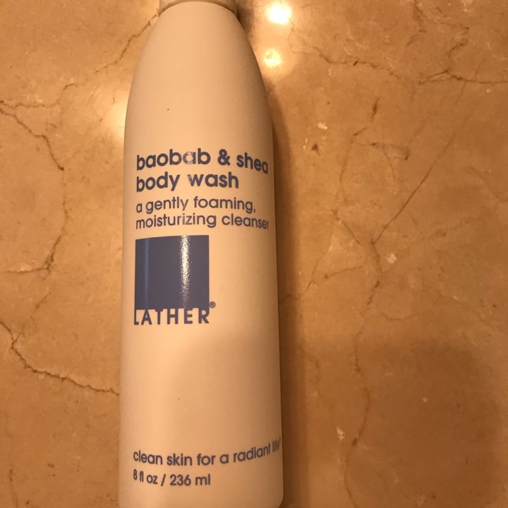 photo of Lather Baobab and shea body wash shared by @dulcilne on  10 May 2022 - review
