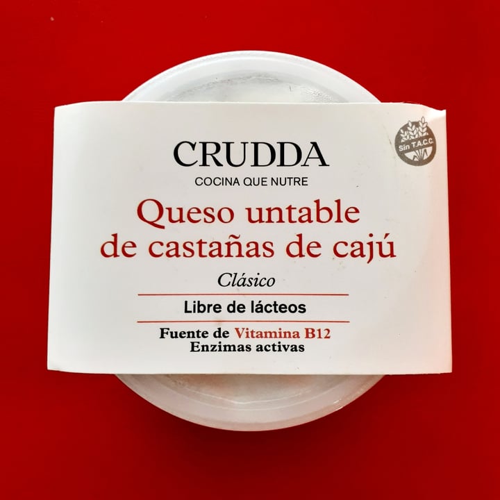 photo of Crudda Queso Untable de Castañas de Caju shared by @lalaveg on  10 Mar 2021 - review