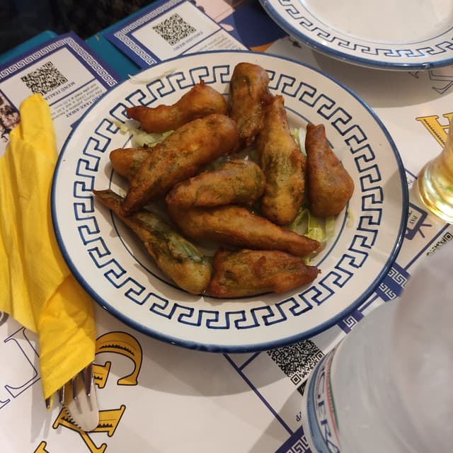 Photo of the dish “fiori di zucca in pastella”