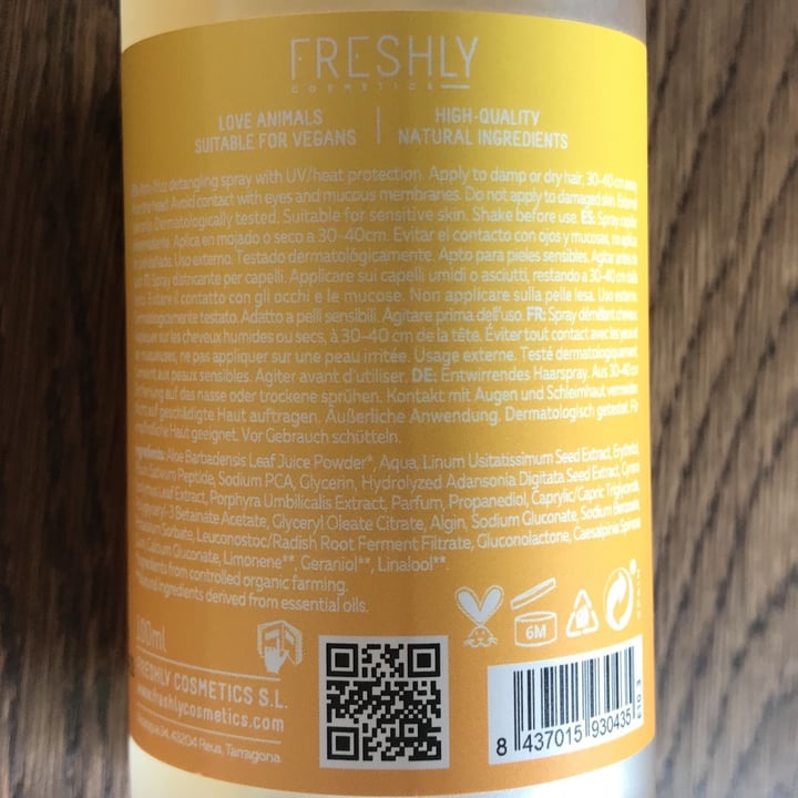review photo of Freshly Cosmetics Hair radiance keratin spray shared by @asia7 on 17 Feb 2022 - review