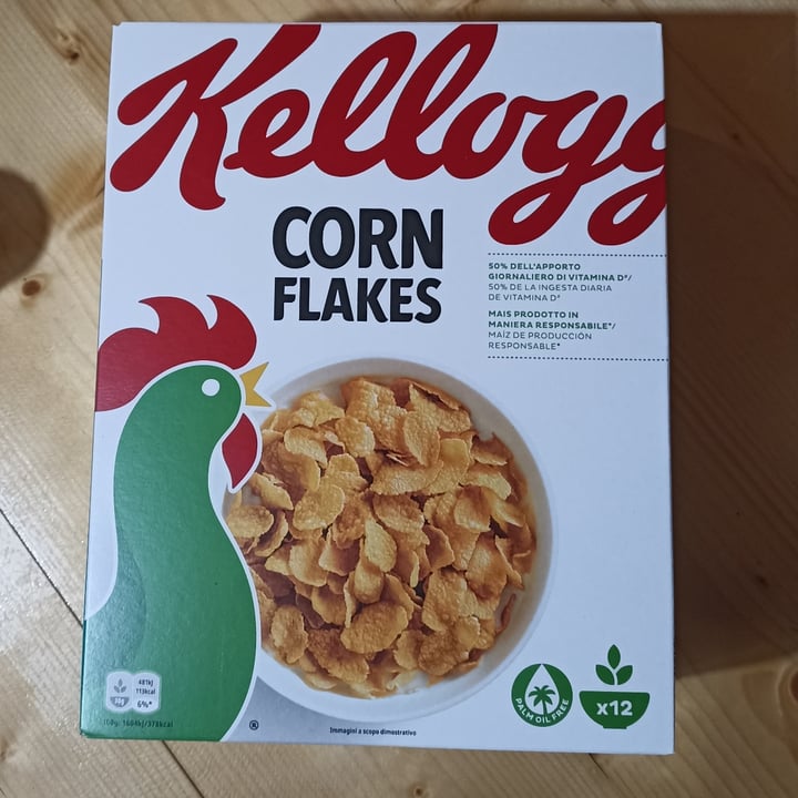 photo of Kellogg Corn flakes hojuelas de maíz shared by @vegrac on  16 Mar 2022 - review