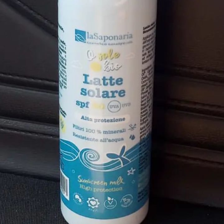 review photo of La Saponaria Crema Solare Alta Protezione SPF 50 Osolebio shared by @marialuisa1991 on 30 Jun 2022 - review