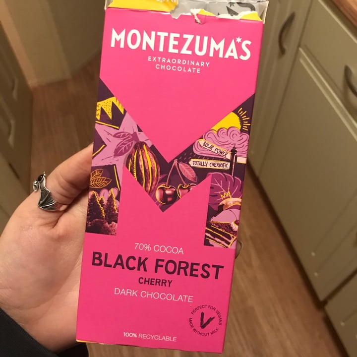 photo of Montezuma's Black Forest - 70% Cocoa Cherry Dark Chocolate shared by @mollyjane on  28 Nov 2021 - review