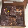 blondie making a brownie