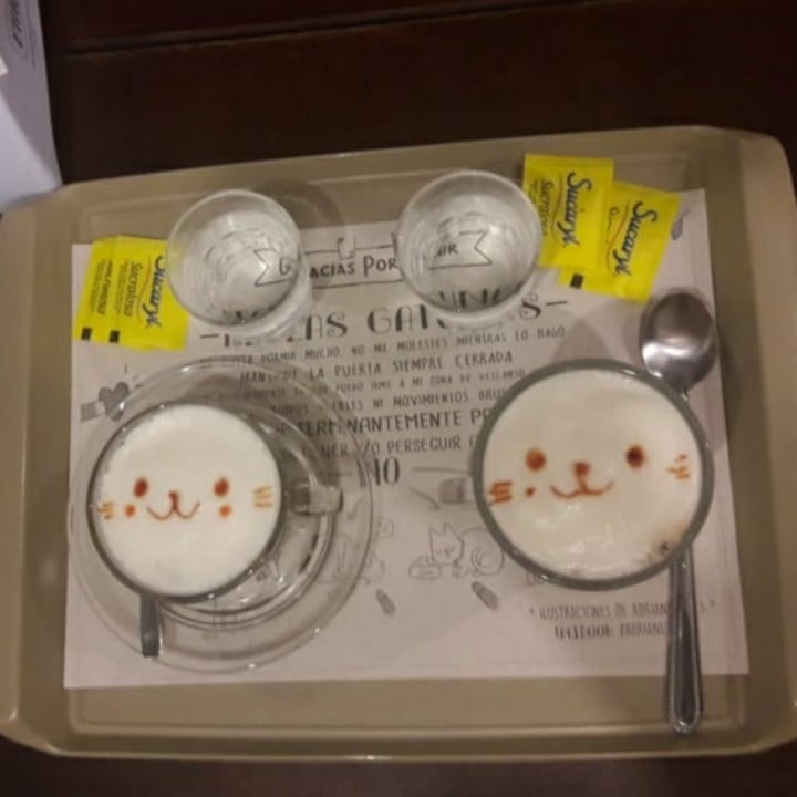 photo of Adrianuzca´s Cat Café Café Con Leche Vegana shared by @brendaflowers on  19 May 2020 - review