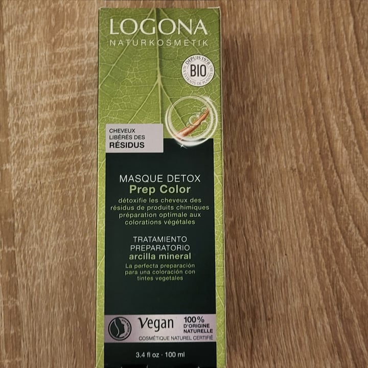 photo of Logona Natural Cosmetics Masque detox prep Color shared by @katzerrina on  16 Nov 2022 - review